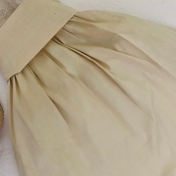 Cream Embroidered Dress - Picture 3 of 5